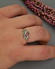 pierścionki - różne Pierścionek regulowany rodonit wire wrapping 2
