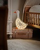 lampy do pokoju dziecka Drewniana lampka Gąska 2