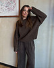 swetry damskie  Wełniany sweter Aspen choclate premium 9
