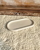 świeczniki i świece Podstawka/ taca dekoracyjna z gipsu 175x90mm 1