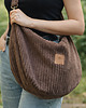 torby na ramię Sztruksowa torba hobo Brązowa 3