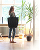 torby XXL Big Lazy bag torba czarna na zamek / vegan / eco 5