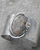 bransoletki wire wrapping Koral fossil    - BRANSOLETA MANKIET - CUFF 1