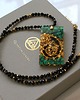 złote naszyjniki Ochrona energii - Naszyjnik z orgonitem, turmalinem, malachitem, spinelem 2