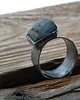 biżuteria męska Surowy kianit  - pierścionek 3