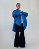 koszule damskie  Koszula Calm oversize blue 3