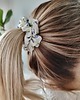gumki do włosów Gumka jedwabna, scrunchie, frotka lawendowe pole MINI 4