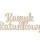 kuchnia - różne Drewniany napis KOSZYK RATUNKOWY na wesele ze sklejki 1SZT dla Panów Pań 1