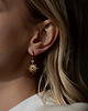 kolczyki pozłacane Kolczyki Capri ze stali chirurgicznej pozłacane 18k złotem 1