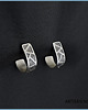kolczyki srebrne SILVER GEOMETRY  3