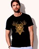 t-shirty męskie Koszulka  z nadrukiem Deer head 1