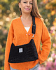 saszetka nerka Welurowa mini torebka slouchy Krokodyl 1