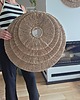 Ozdoby na ścianę Rozeta asymetria, makrama ścienna Boho z juty , naturalna, minimalistyczna 2
