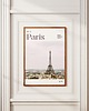 plakaty Minimalistyczny plakat Paryż Francja  - Do salonu, sypialni, biura 4