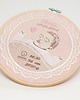 obrazy i plakaty do pokoju dziecięcego Haftowana personalizowana metryczka, pamiątka narodzin w oprawie 20 cm 1