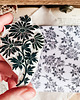 stemple Pieczątka z polnym kwiatem do scrapbookingu, stempel w stylu art nouveau 3