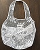 torby na ramię Koronkowa torba shopper Róże Biała Namineso Scoop 4