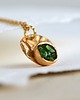 złote naszyjniki Naszyjnik z Zielonym Diopsydem 2