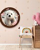 puzzle dla dzieci Puzzle drewniane Biały Miś 40 elementów XL 1