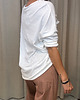 t-shirt damskie Bluzka Fiore Bianco 4