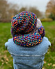 czapki damskie Czapka MERINO 50% NEVERLAND ,,Pokojowe granaty" 5