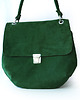 torby na ramię STÓJ KATARZYNO!!   zielony zamsz 4