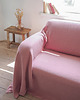 koce i narzuty Narzuta na kanapę heavy linen DUSTY PINK 4