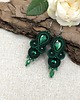 kolczyki soutache Kolczyki sutasz zielone Anya delikatne romantyczne małe 2