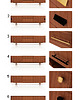 komody i szafki Komoda sideboard T-S02 drzwi przesuwne oraz 3 szuflady 2