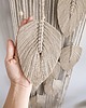 makramy Makrama, plecione piórka listki, dekoracja na ścianę w stylu boho 2