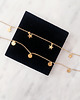 chokery Łańcuszkowy złoty choker z blaszkami 3