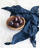 obrusy i serwetki Lniane Serwetki 45x45 - navy blue 1