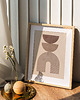 plakaty Plakat modern, beżowa tęcza, modern, boho plakat 2