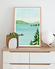 plakaty Finlandia - nad jeziorem - plakat fine art 1