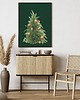 plakaty Plakat Swiąteczny na ścianę A3 Minimalistyczny Plakat nowoczesny Choinka 2