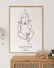 obrazy i plakaty do pokoju dziecięcego Metryczka, Plakat Line Art dla dziecka, Plakat z imieniem, chrzciny plakat 1