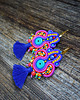kolczyki soutache Etniczne  kolczyki soutache z chwostami 1