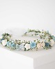 wianki komunijne Delikatny wianek na głowę błękit 9
