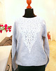 bluza bez kaptura damska Bluza z haftem 2