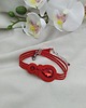 bransoletki soutache Bransoletka sutasz, czerwona bransoletka, soutache 1