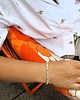 bransoletki złote Biała Bransoletka Perły Naturalne & Hematyty MALIBU PEARLS 3