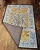 dywany Dywan Vintage w Panterę Śnieżną Błękitny Unikat 120x180 cm Safari 3