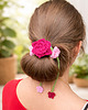 dziewczynka - inne Różana ozdoba do włosów 1