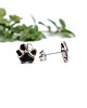 kolczyki ceramiczne Łapki- mini  kolczyki z łapką 1
