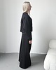 komplety damskie Sarai wygodny komplet bluza i szerokie spodnie z zakładkami Black 3