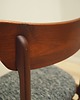 krzesła Komplet czterech krzeseł tekowych, duński design, lata 70, produkcja: Dania 5