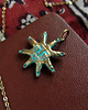wisiory Amulet Słońce z brązu 1