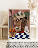 plakaty Plakat Portret mężczyzny kubizm impresjonizm a la Picasso 6