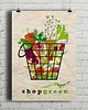 plakaty Shop Green - plakat kuchenny art giclee 1