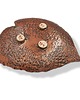 pojemniki na biżuterię Ceramiczna podstawka liść 3